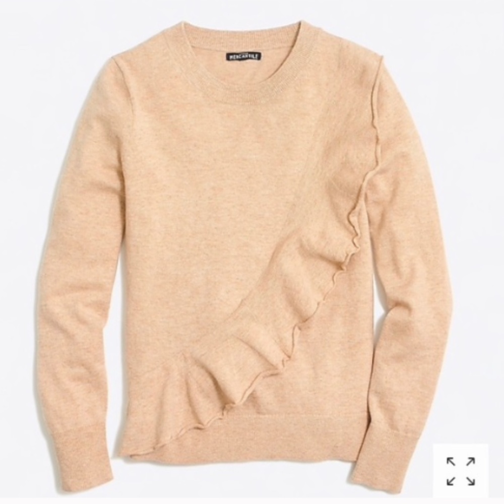 J.Crew Factory Ruffle Front Sweater